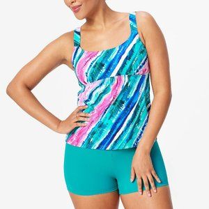 Kim Gravel x Swimsuits For All Scoop Neck Tankini Top
